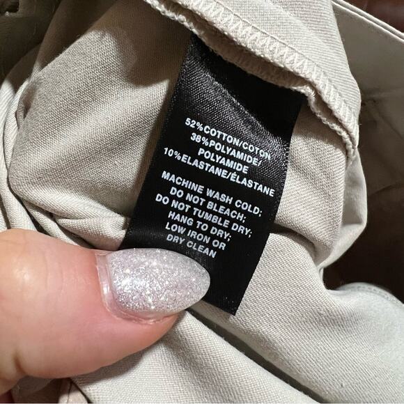 Lafayette 148 New York cream cropped pants - Picture 4 of 6